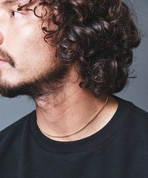 Magine ネックレス K18 GOLD CUT AZUKI CHAIN NECKLACE(L) 40cm