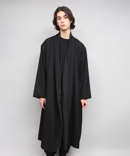 ATO ノーカラーコート コート shawl collar coat メンズ