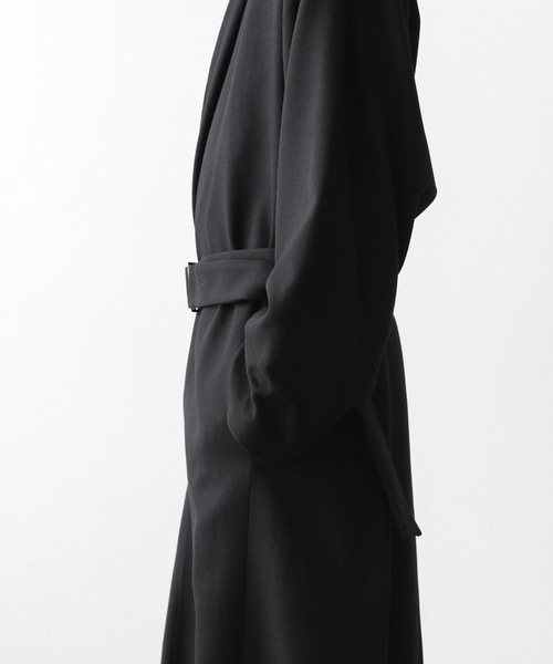 ATO ノーカラーコート コート shawl collar coat メンズ
