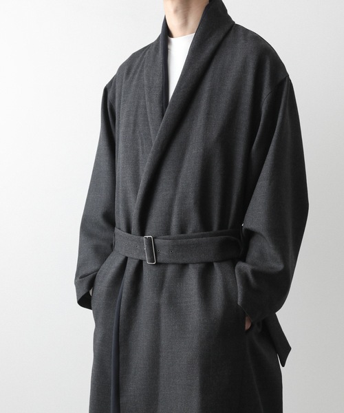 ジャケット・アウター AP STUDIO shawl collar Coat ATO ノーカラーコート コート shawl collar coat メンズ