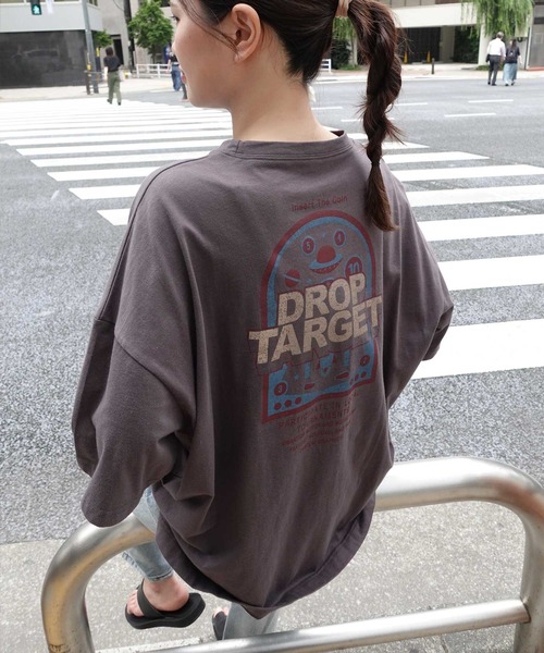 売れ筋商品|||イーブン アンド オド Tシャツ レディース トップス Top - laurel wreath CORNERS tシャツ イーグルプリントTシャツ レディース メンズ