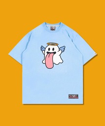 GHOST GOLF GANG 半袖スウェットシャツ 希少XLサイズ GRAF＆WU（グラフアンドウー） スマホショルダー tシャツ 天使＆悪魔