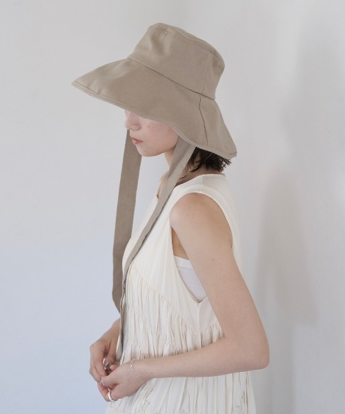 Reurie' 帽子 ハット リボンバケットハット / ribbon bucket hat
