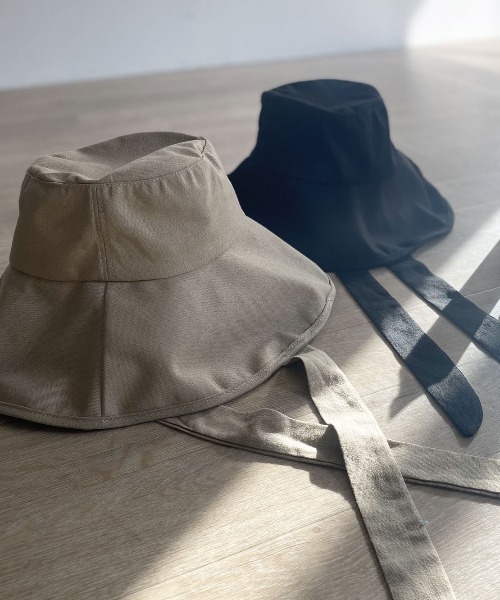 Reurie' 帽子 ハット リボンバケットハット / ribbon bucket hat