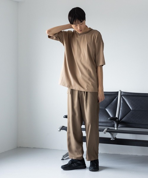 パンツ RT-109445 セール】 ツイルワイドテーパードパンツ （その他パンツ