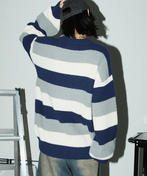 Anchor Smith（アンカー スミス） セーター ニット マルチボーダー