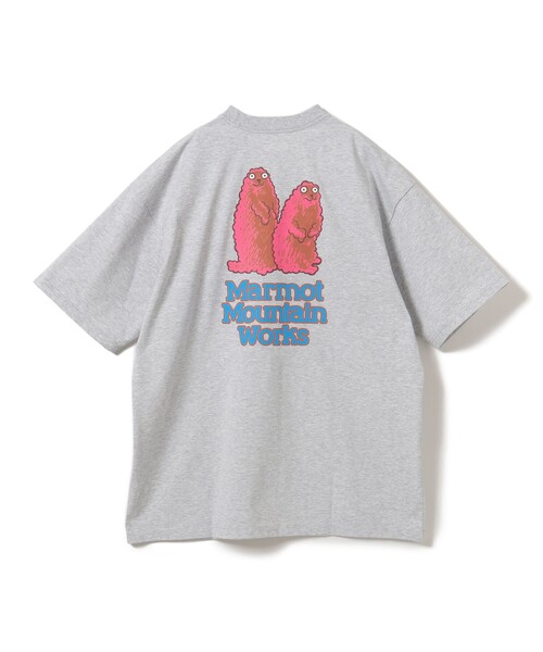 Marmot（マーモット） tシャツ × BEAMS / 別注 Animal T-shirt メンズ