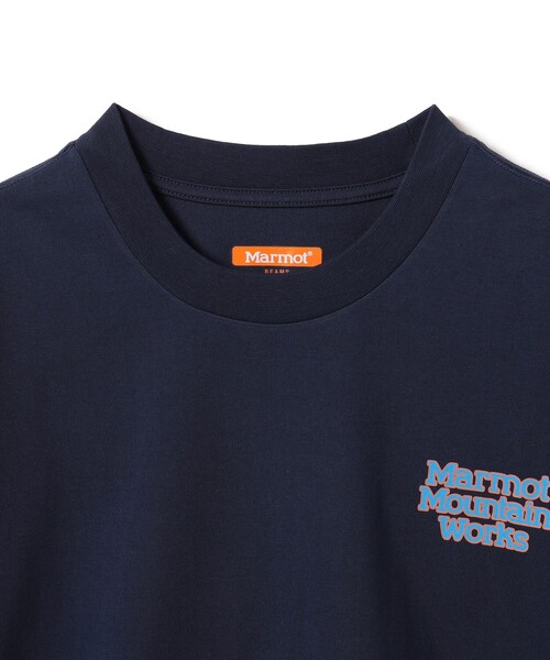 Marmot（マーモット） tシャツ × BEAMS / 別注 Animal T-shirt メンズ