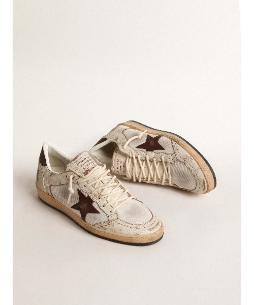 スニーカー BALLSTAR NET AND VINTAGE LEATHER VINTAGE LEATHER S メンズの画像