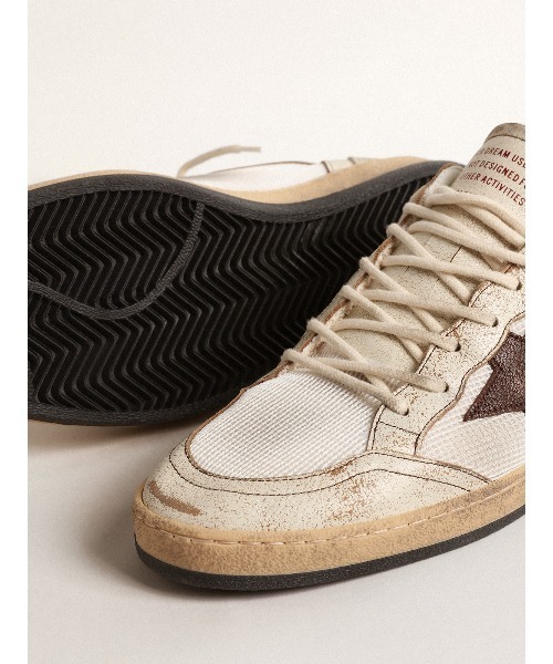 スニーカー BALLSTAR NET AND VINTAGE LEATHER VINTAGE LEATHER S メンズの画像