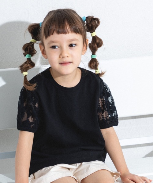 チュールデザインTシャツ LIAN tシャツ 3WAYチュールデザインT レディース : ZOZOTOWN