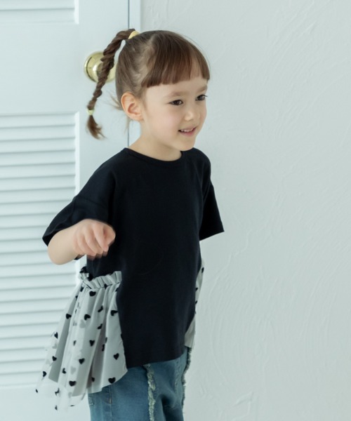 チュールデザインTシャツ LIAN tシャツ 3WAYチュールデザインT レディース : ZOZOTOWN