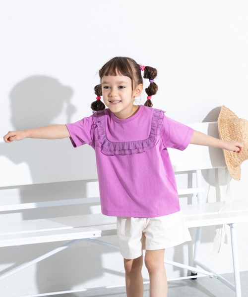 pairmanon tシャツ 3タイプから選べる チュールデザイントップス