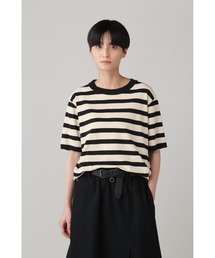 MHL. ストライプデザイン トレーナー MHL. tシャツ COTTON LINEN STRIPE JERSEY レディース