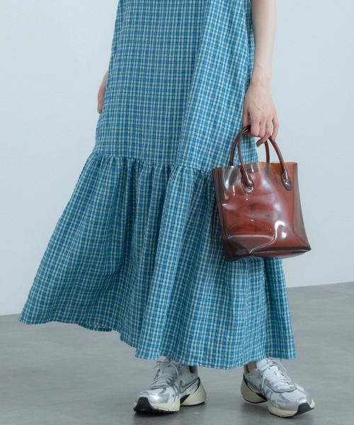 ♡確認用♡ HEILIS ワンピース チェック柄ティアードキャミソールワンピース
