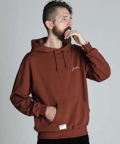 Schott N.Y.C（ショット） パーカー Schott/ショット/EMB. CHERRY