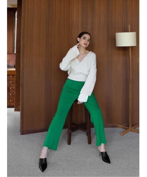 Katrin TOKYO スラックス パンツ bonding slit pants レディース