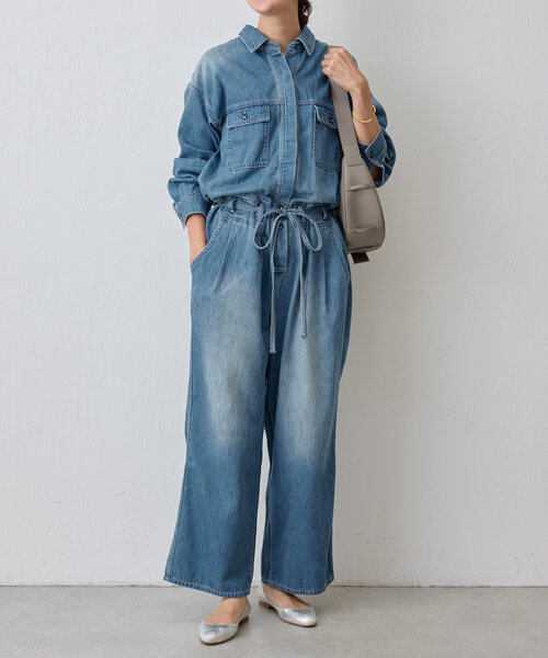 BEARDSLEY ワンピース 「FRIPIER」 デニムコンビネゾン レディース 