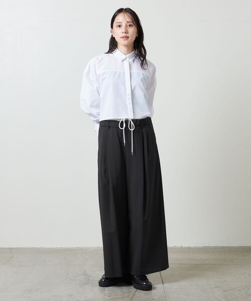 パンツ 「MARW UNITED ARROWS」ドロスト レイヤード パンツ レディース 