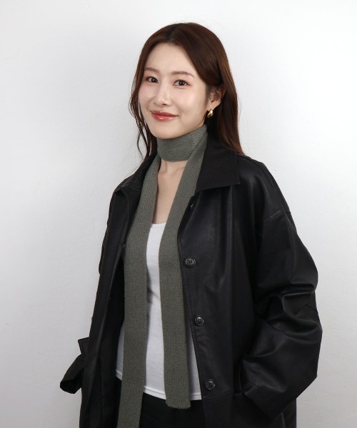 円高還元 CEMO ニット スリム 「韓国トレンド」 ストール マフラー NEMO 小物