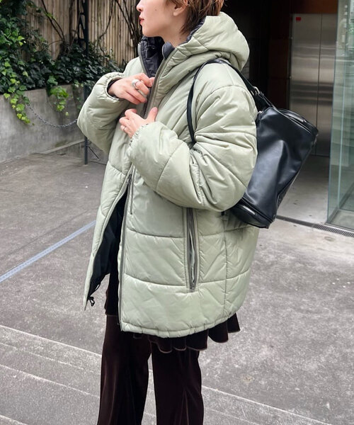 WHIMSIC ダウンジャケット ダウン 「UNISEX」ナイロンパディング 