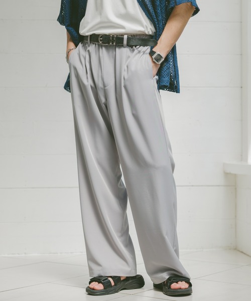 RAGEBLUE（レイジブルー） スラックス 「LUXURY+EASY」 DRAPE WIDE