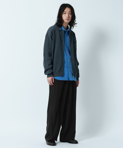 RAGEBLUE（レイジブルー） ワイドパンツ スラックス 接触冷感「LUXURY+