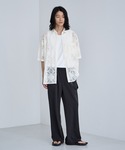 ワイドパンツ スラックス 接触冷感「LUXUR...の詳細画像2