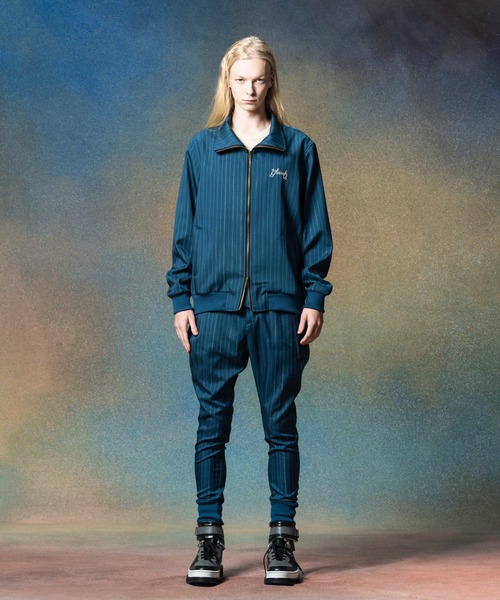 glamb パンツ Sparkle Stripe Jogger Pants / スパークル
