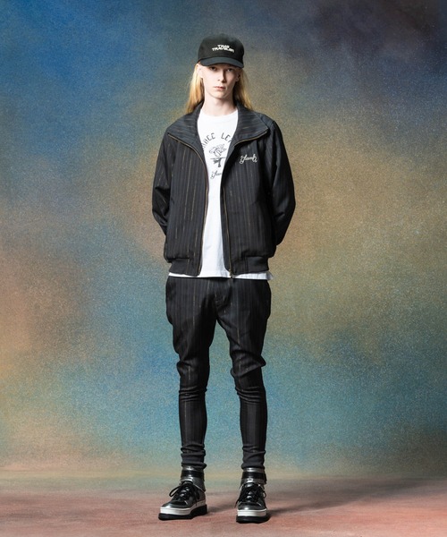 glamb パンツ Sparkle Stripe Jogger Pants / スパークル