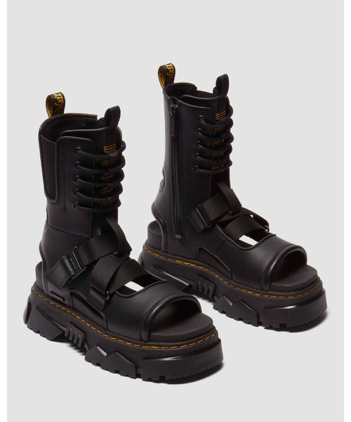 美品☆ドクターマーチン グラディエーター 厚底サンダル ブーツ レザー 編み込み Dr.Martens サンダル Dr. Martens/ドクターマーチン MATTISON