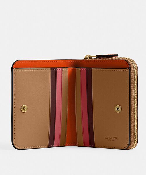 COACH 財布 ビルフォールド ウォレット・カラーブロック