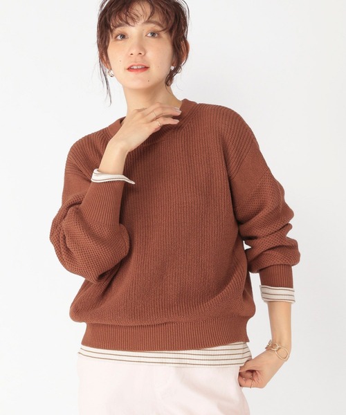 HIAND テープヤーンチュニックニット HIAND テープヤーンチュニックニット