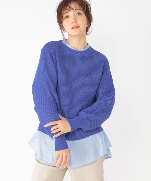 HIAND テープヤーンチュニックニット HIAND テープヤーンチュニックニット
