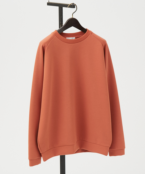 アバハウス（ABAHOUSE）/【インバーテッドプリーツ】 ダンボールニット プルオーバー / クルーネック ス ABAHOUSE（アバハウス） トレーナー スウェット 「インバーテッド