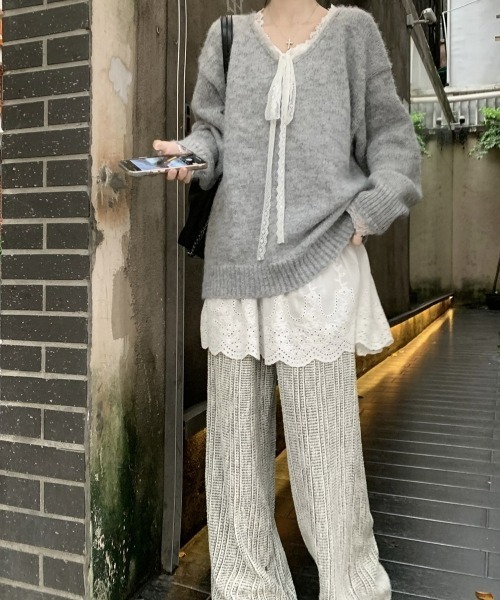gossip!ロサンゼルス ワンピース Y2Kヴィンテージ風 レース