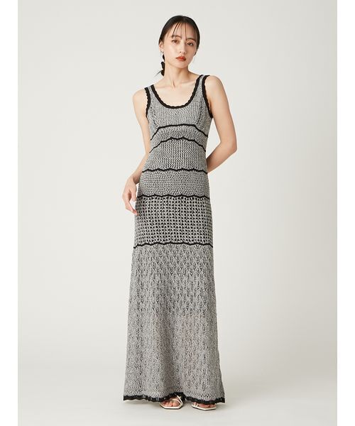 FRAY I.D ワンピース レースアップ2wayニットタンクドレス