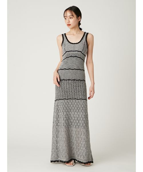 FRAY I.D ワンピース レースアップ2wayニットタンクドレス