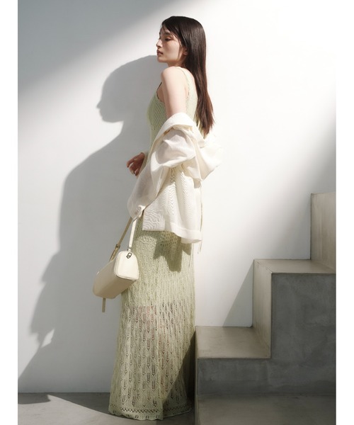 FRAY I.D ワンピース レースアップ2wayニットタンクドレス