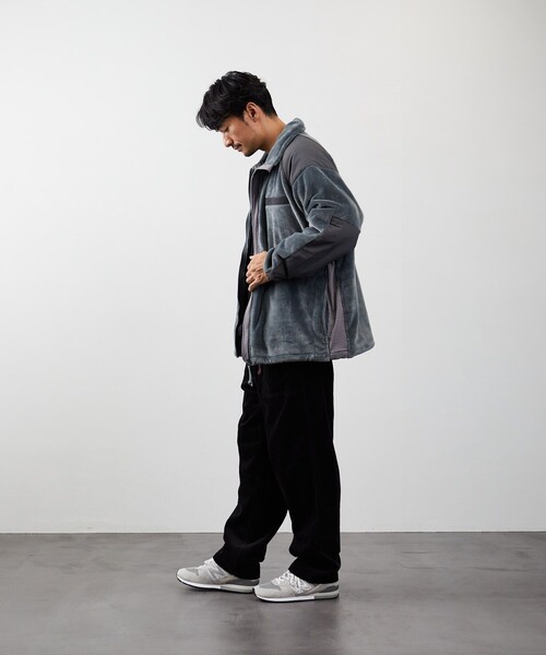 「HINSON」 ブルゾン MEDIUM ブラック メンズ_画像3