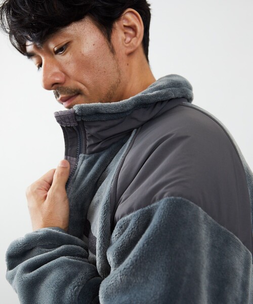 「HINSON」 ブルゾン MEDIUM ブラック メンズ_画像4