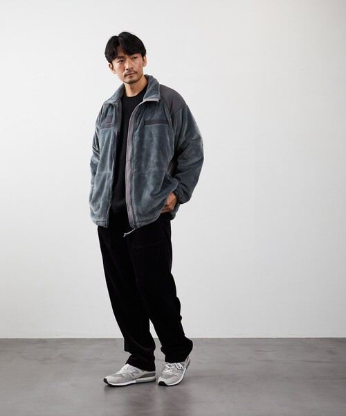 「HINSON」 ブルゾン MEDIUM ブラック メンズ_画像5