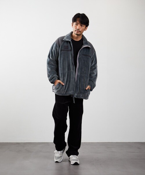 「HINSON」 ブルゾン MEDIUM ブラック メンズ_画像6