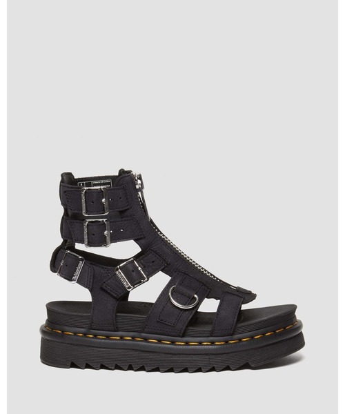 Dr. Martens ブラック サンダル　UK3 Dr.Martens ドクターマーチン Ricki 3 Strap Sandal サンダル