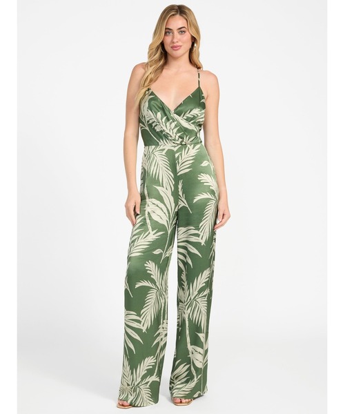GUESS（ゲス） オールインワン SL Yasmin Satin Jumpsuit ジャンプ 