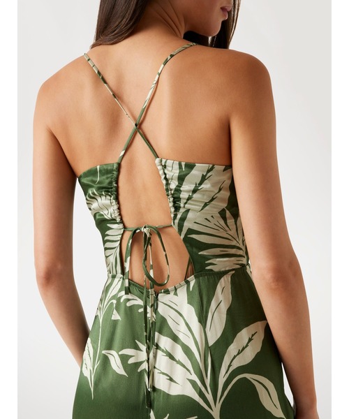 GUESS（ゲス） オールインワン SL Yasmin Satin Jumpsuit ジャンプ 