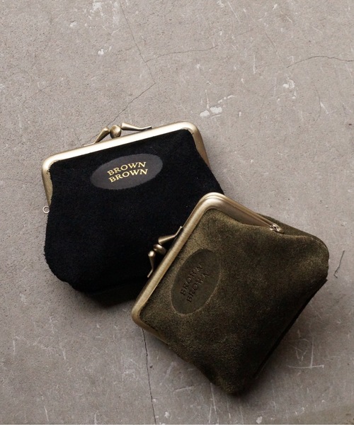 BrownBrown Gamaguchi wallet ベージュ 楽天市場】【9/9まで3%クーポン】ブラウンブラウン ピックレザー