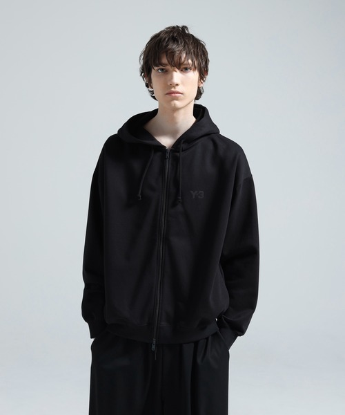 Y-3 パーカー BRUSHED TERRY ZIP HOODIE メンズ レディース : ZOZOTOWN