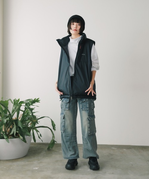 NANGA（ナンガ） ダウンベスト ベスト AURORA TEX STAND COLLAR DOWN