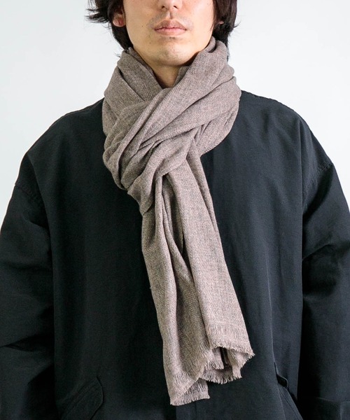 KHATA（カタ） マフラー CASHMERE MIX STOLE / カシミアウールストール